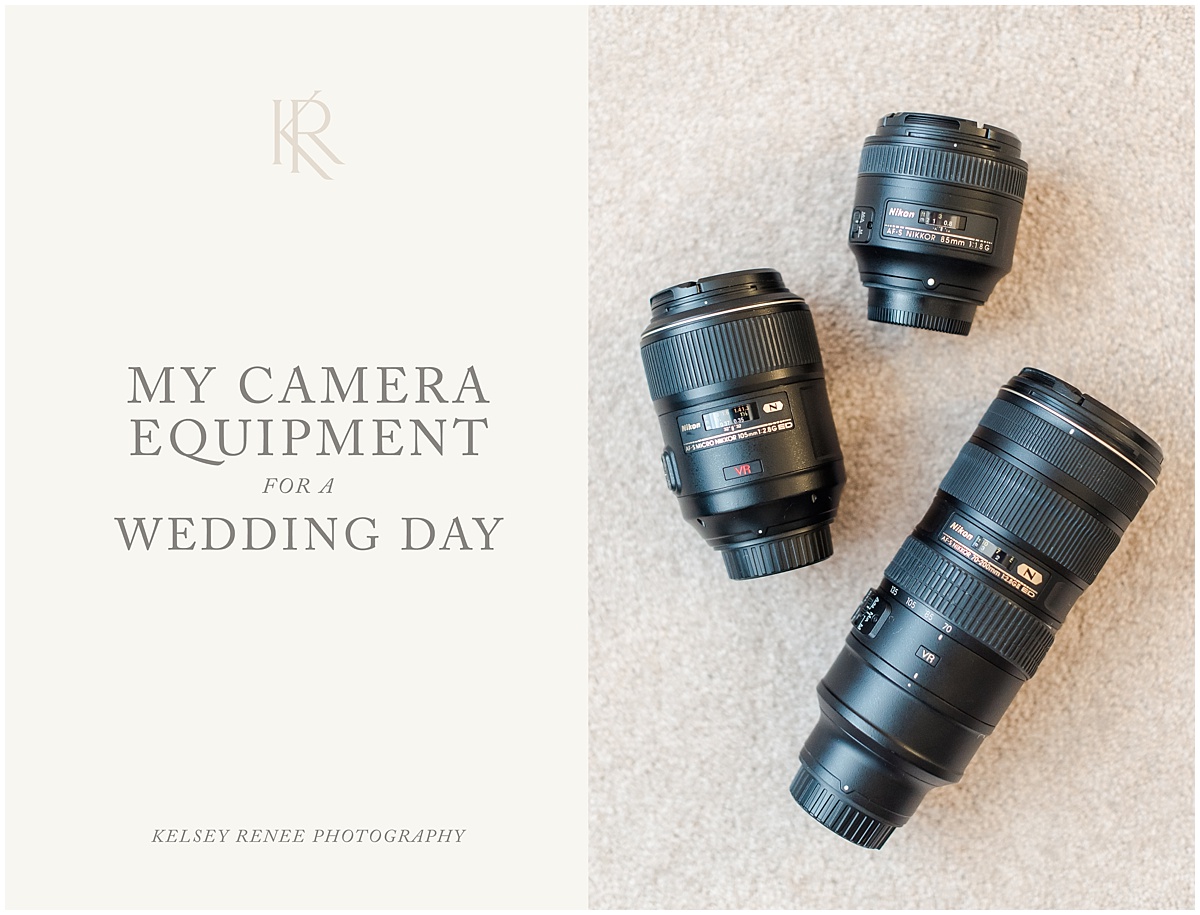 My Camera Equipment for a Wedding Day