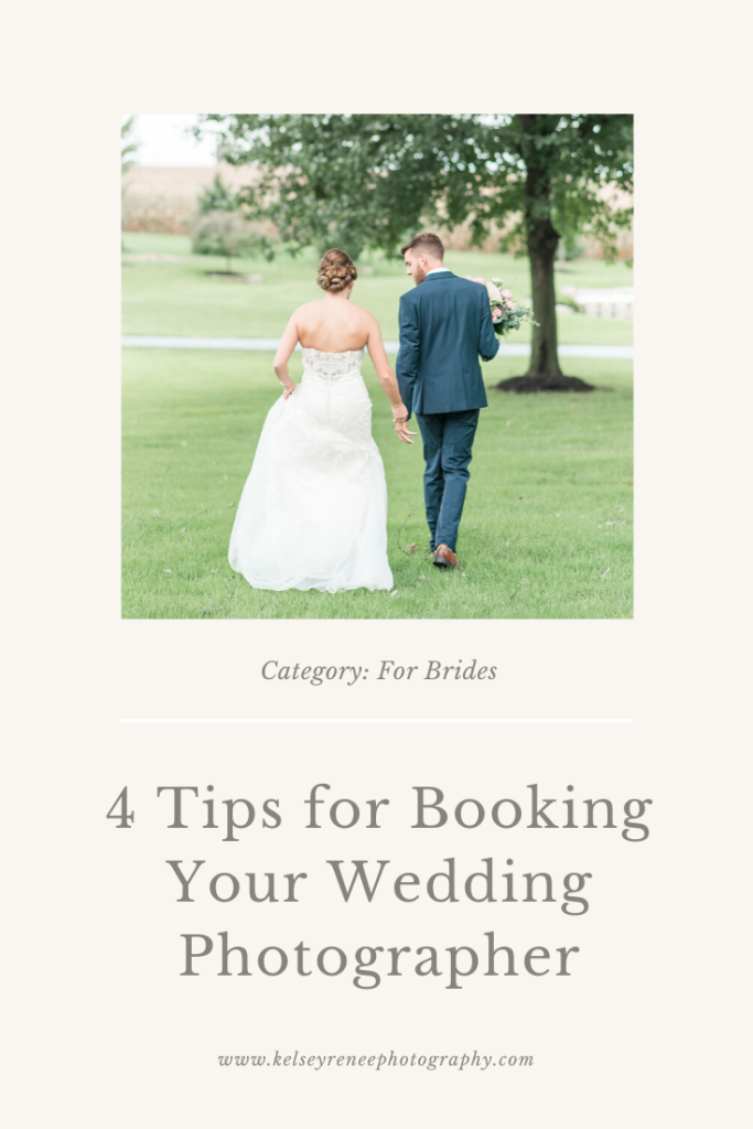 4 Tips for Booking Your Wedding Photographer