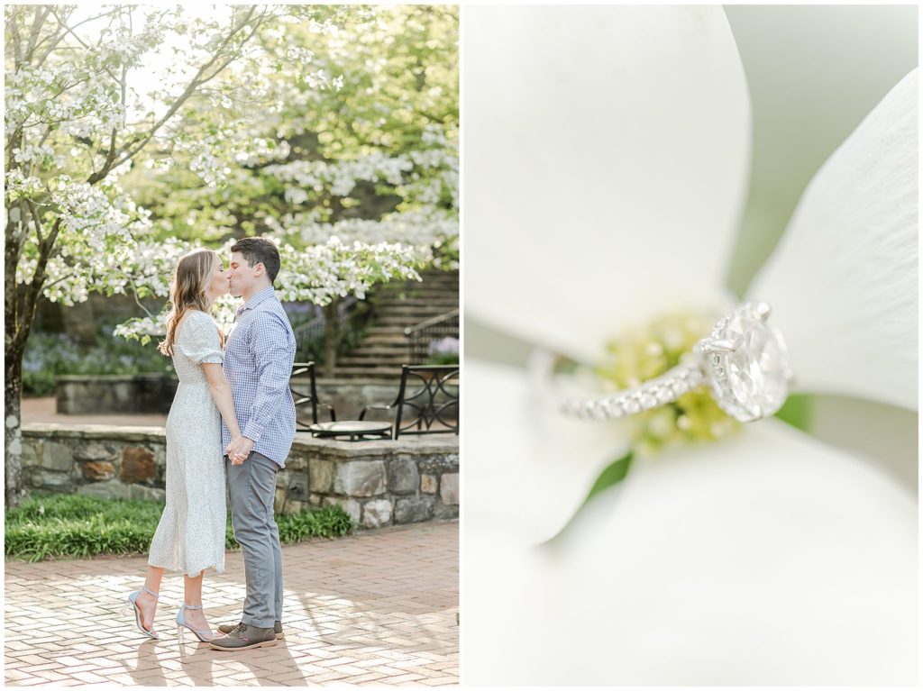 Engagement Photos at Longwood Gardens | Longwood Gardens | Engagement Photos at Longwood Gardens | Engagement ring