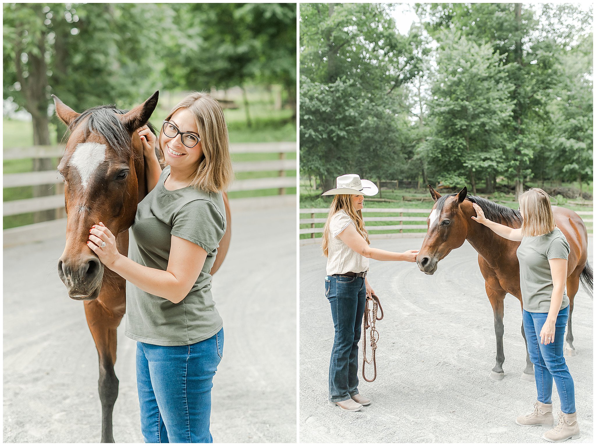 Equine Therapy | Equine Therapy Branding Session | Beacon Meadow Farms | Equine Therapy Session in PA