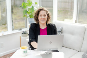 psychotherapist headshots during a branding session